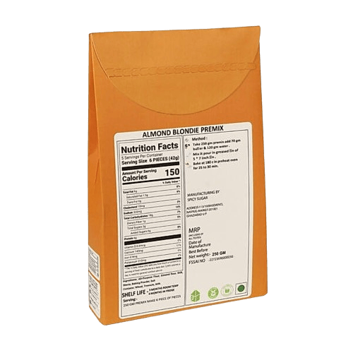 ALMOND BROWNIE PREMIX / 250 GM - Spicy sugar premix