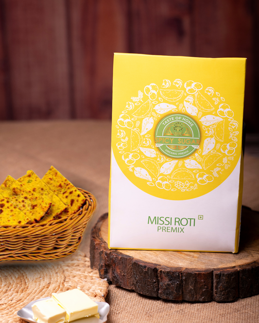Missi roti premix, ready to cook, indian premix, spicy sugar premix