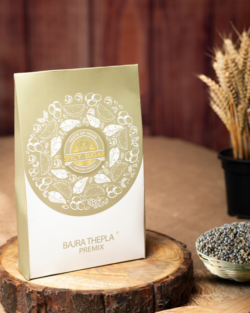Bajra Thepla, thepla premix, gujarati thepla, gluten free, spicy sugar premix