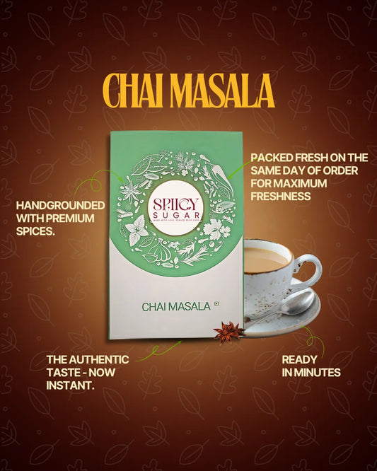 CHAI MASALA POWDER-Spice Up Your Cup with spicy sugar premix