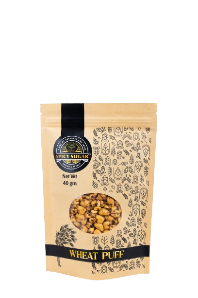 Wheat Puffs – Healthy, High-Fiber & Low-Calorie Indian Snack By Spicy sugar premix
