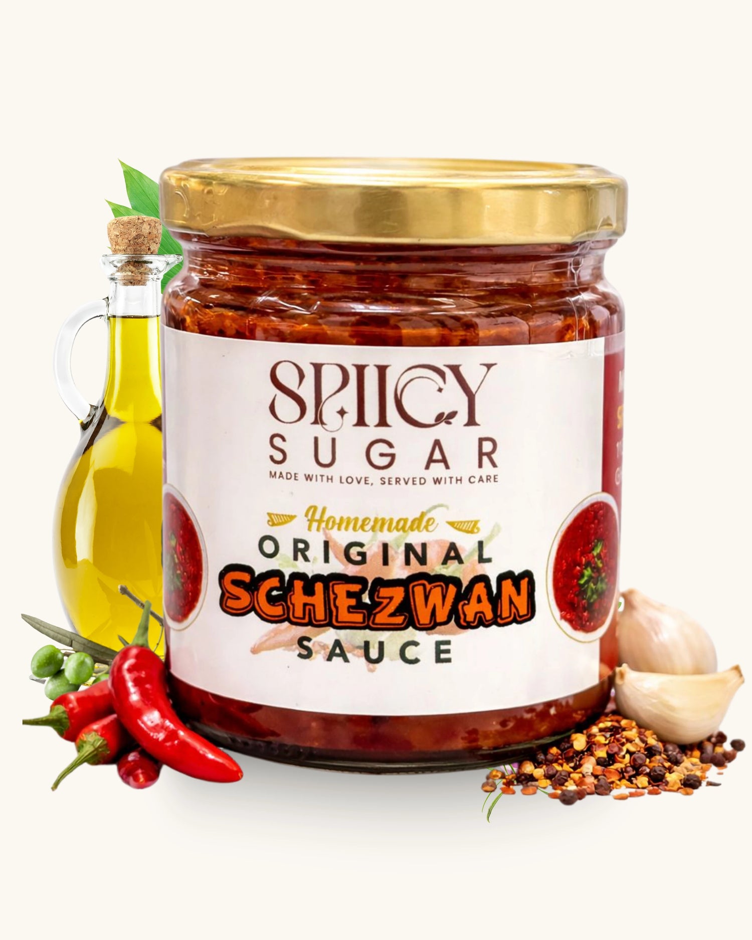 schezwan sauce, preservatives free schezwan sauce, best schezwan,  spicy sugar premix