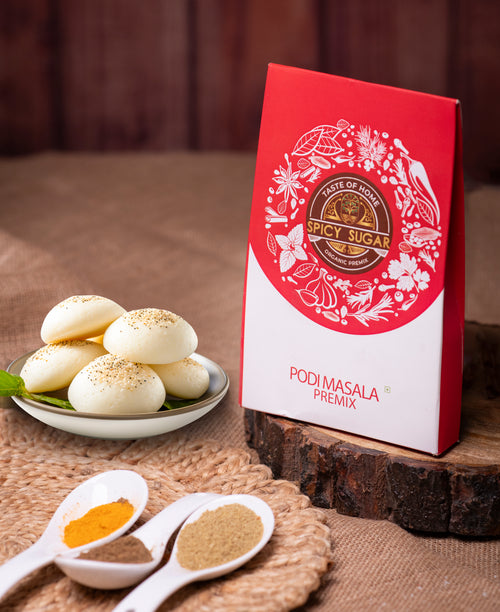 Podi Masala by Spicy  Sugar Premix, South indian flavour, Indian spices
