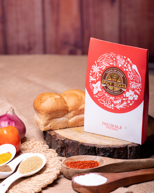 Pao bhaji masala, bhaji masala, street style bhaji, indian spices mix, spicy sugar premix
