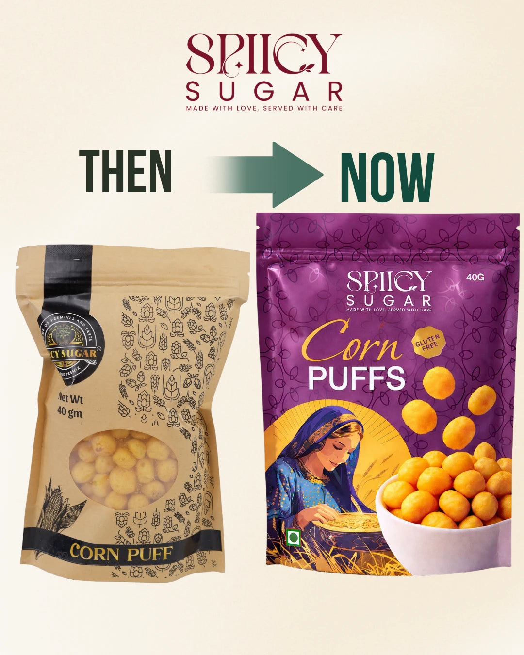 New packaging of spiicy sugar products