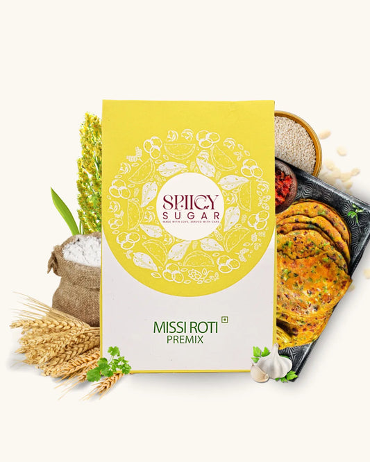 Missi roti premix, ready to cook, indian premix, spicy sugar premix