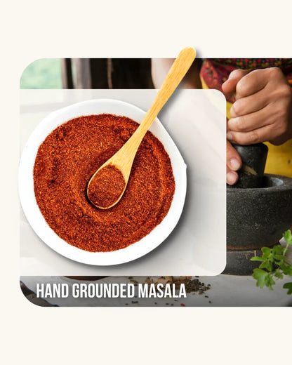 Hand-ground masala spices by spicy sugar premix
