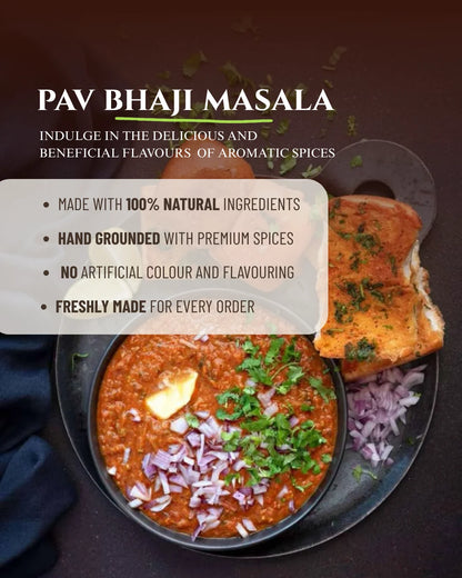 Pao bhaji masala, bhaji masala, street style bhaji, indian spices mix, spicy sugar premix