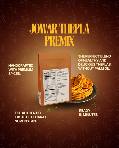 JAWAR THEPLA - Spicy sugar premix, jowar thepla, healthy thepla