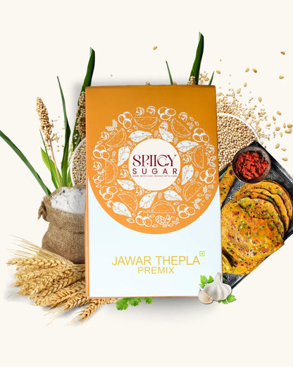 JAWAR THEPLA - Spicy sugar premix, jowar thepla, healthy thepla