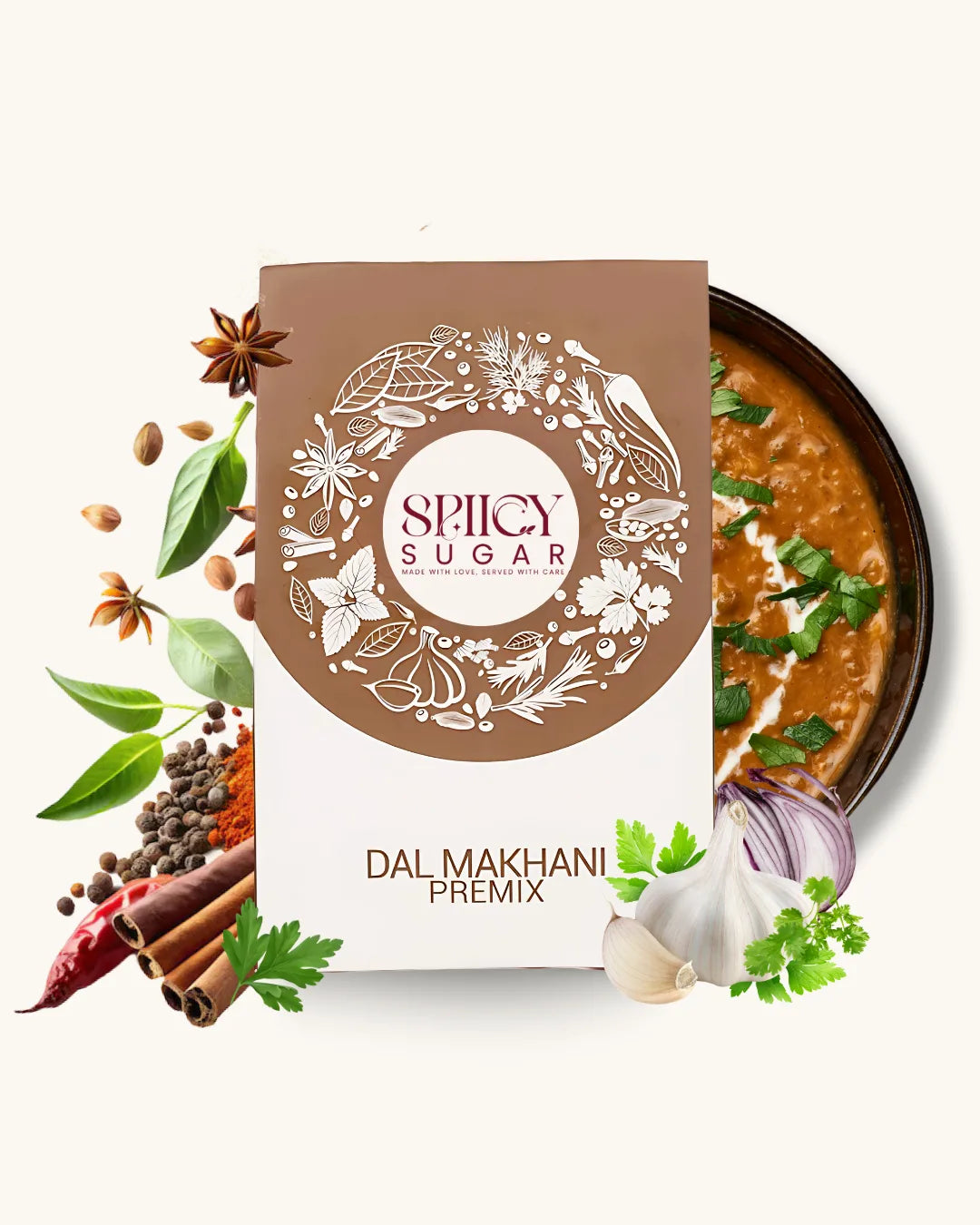 Dal makhani masala, dal masala, punjabi dal makhni, spicy sugar premix