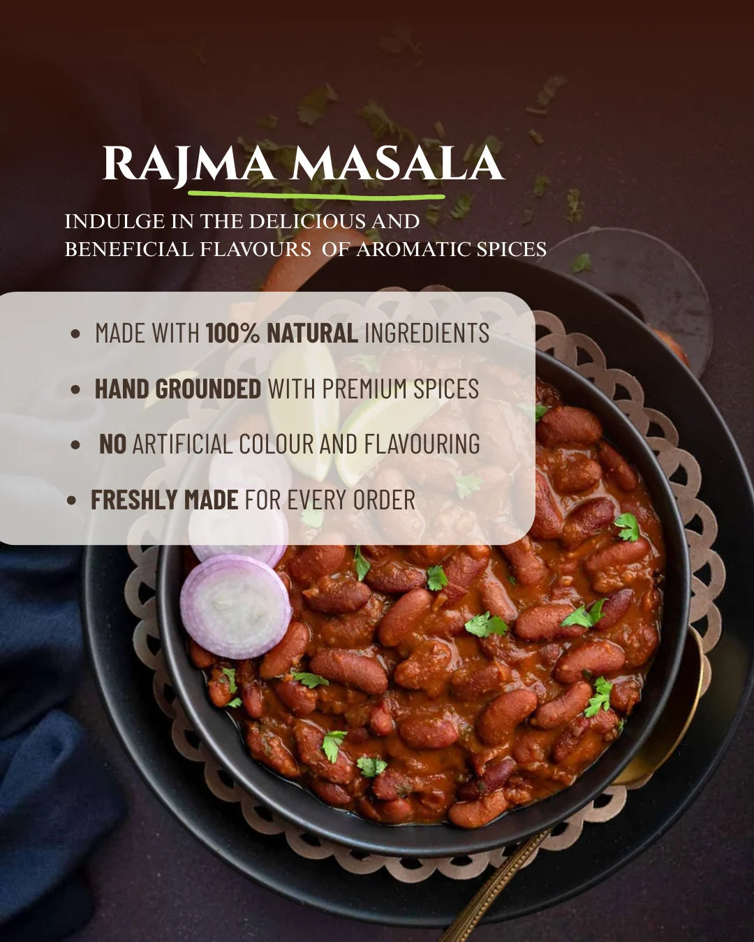 Rajma Masala by Spicy sugar premix, kidney beans, rajma, best rajma masala, best rajma masala in India