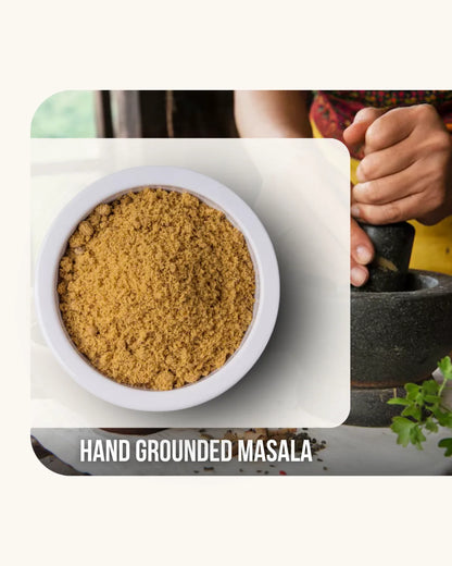 Hand grounded masala by spicy sugar premix 