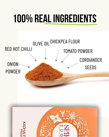 Kadhai paneer masala, kadhai paneer spice mix, indian spices, spicy sugar premix